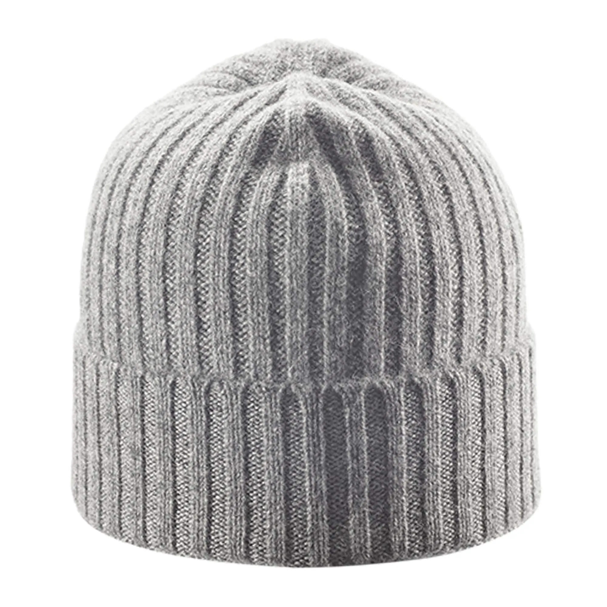 Wigens Unisex Cashmere Rib Knitted Beanie