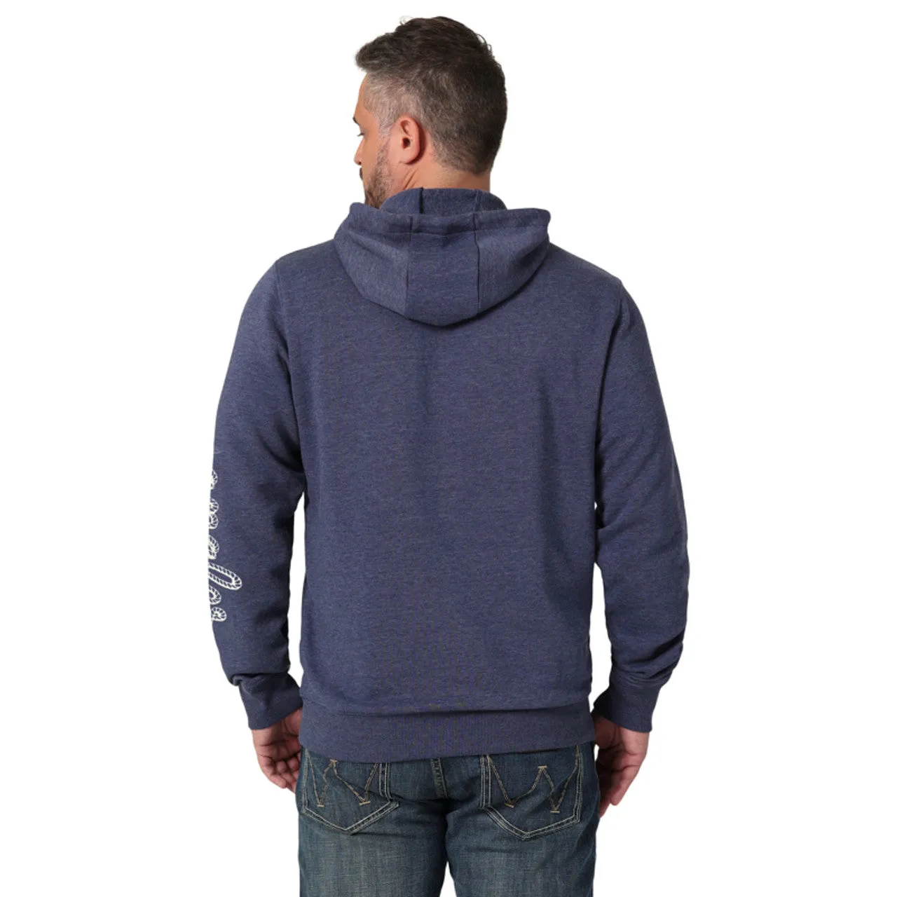 Wrangler Men Graphic Rope Hoodie