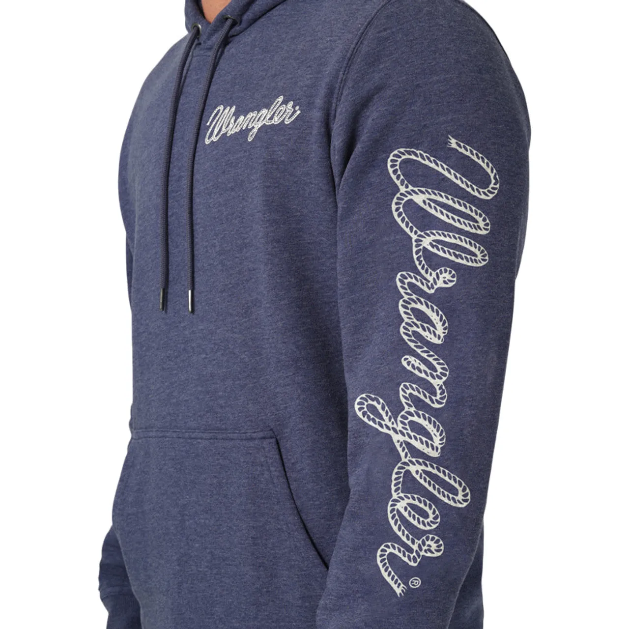 Wrangler Men Graphic Rope Hoodie