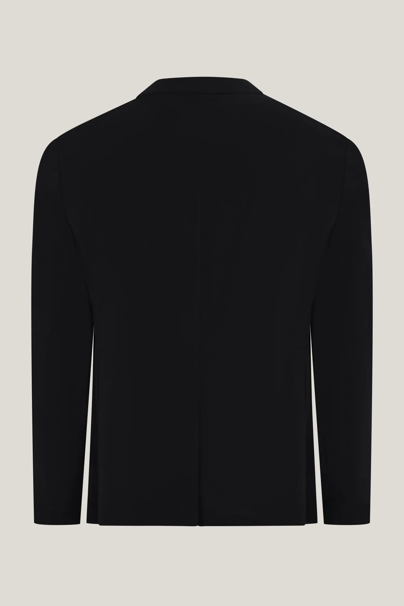 Wrinkle Free Tapered Travel Jacket - Black